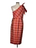 J.Crew Plaid Orange Cocktail Dress Size 12 - photo 2