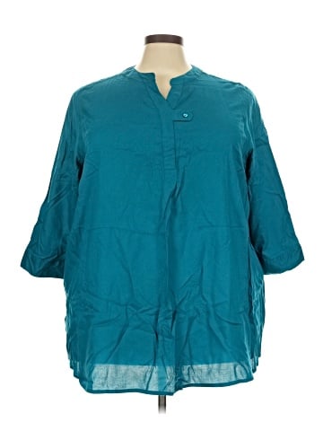 Woman Within 3/4 Sleeve T-Shirt (view 1)