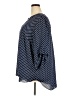 Chaus 100% Polyester Polka Dots Blue 3/4 Sleeve Blouse Size 3X - photo 5