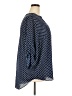 Chaus 100% Polyester Polka Dots Blue 3/4 Sleeve Blouse Size 3X - photo 4