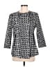 Lafayette 148 New York 100% Polyester Black Coat Size 8 - photo 1