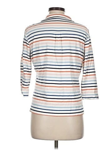 L.L.Bean 3/4 Sleeve Button-Down Shirt (view 2)