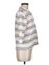 L.L.Bean Stripes White 3/4 Sleeve Button-Down Shirt Size M - photo 4