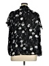 Monday Fun 100% Polyester Black Short Sleeve Blouse Size 1X - photo 2