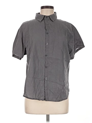 Unbranded Short Sleeve Button-Down Shirt (view 1)