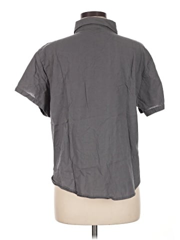 Unbranded Short Sleeve Button-Down Shirt (view 2)