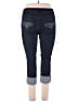 Chico's Color Block Blue Jeggings Size M - photo 2