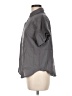 Unbranded Solid Gray Short Sleeve Button-Down Shirt Size M - photo 5