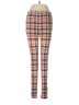 Cato Plaid Orange Casual Pants Size M - photo 1