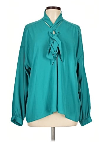 Karen Kane Long Sleeve Blouse (view 1)