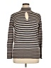 Lane Bryant Stripes Ivory Turtleneck Sweater Size 14 - 16 Plus - photo 1