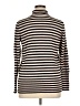Lane Bryant Stripes Ivory Turtleneck Sweater Size 14 - 16 Plus - photo 2