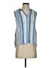Dylan 100% Cotton Blue Sleeveless T-Shirt Size S - photo 1