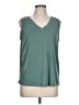 Green Envelope Teal Sleeveless Top Size L - photo 1