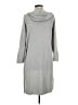 Eileen Fisher 100% Cotton Gray Coat Size L - photo 2