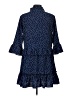 Unbranded 100% Polyester Polka Dots Blue Casual Dress Size L - photo 2