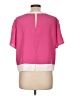 W118 by Walter Baker 100% Polyester Color Block Pink Short Sleeve Top Size 10 - photo 2