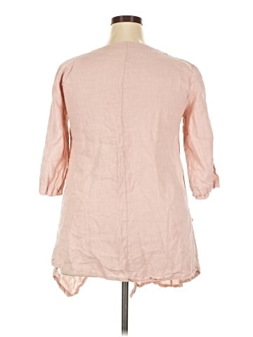 100% LIN BLANC 3/4 Sleeve Blouse (view 2)