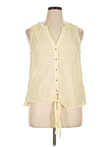 Maeve by Anthropologie Sleeveless Button-Down Shirt (view 1)