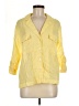 Unbranded Yellow 3/4 Sleeve Button-Down Shirt Size M (estimated) - photo 1