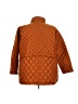 Athleta 100% Nylon Argyle Orange Jacket Size 3X - photo 2