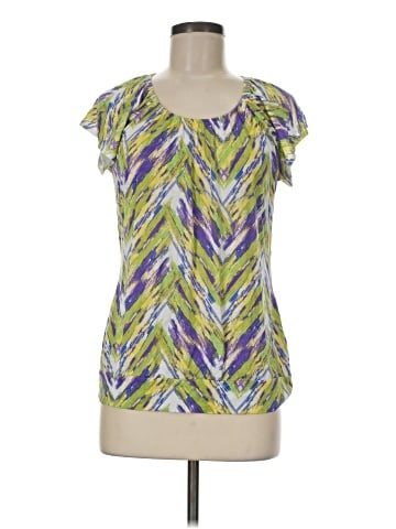 Liz & Co. Short Sleeve Blouse (view 1)