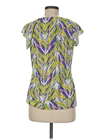Liz & Co. Short Sleeve Blouse (view 2)