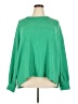 Peach Solid Green Pullover Sweater Size 3X - photo 1