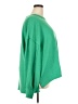 Peach Solid Green Pullover Sweater Size 3X - photo 4