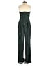 Michael Costello X Revolve 100% Polyester Chevron-herringbone Green Jumpsuit Size S - photo 2