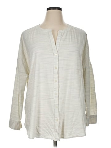 Ann Taylor LOFT Outlet Long Sleeve Blouse (view 1)