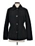 Anne Klein 100% Polyester Argyle Black Coat Size M - photo 1