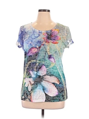 NY Collection Short Sleeve Top (view 1)