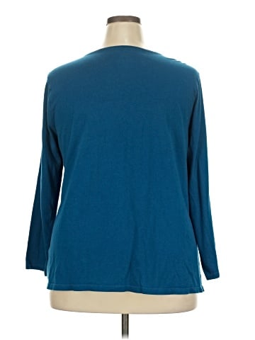 Faded Glory Long Sleeve Henley (view 2)