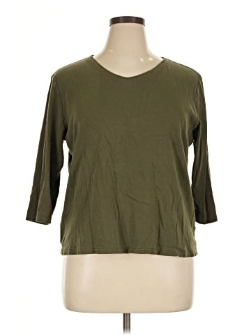 Chico's 3/4 Sleeve T-Shirt (view 1)