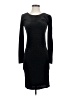 Jennifer Lopez Solid Black Cocktail Dress Size XS - photo 1