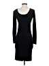 Jennifer Lopez Solid Black Cocktail Dress Size XS - photo 2