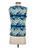 Talbots Blue Sleeveless Silk Top Size 4 Petite - photo 2