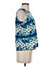 Talbots Blue Sleeveless Silk Top Size 4 Petite - photo 4