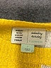 Saturday Sunday Color Block Yellow Pullover Sweater Size L - photo 7