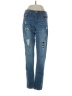 Aeropostale Hearts Blue Jeans Size 4 - photo 1