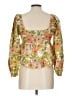 J.Crew 100% Cotton Orange 3/4 Sleeve Blouse Size 10 - photo 2