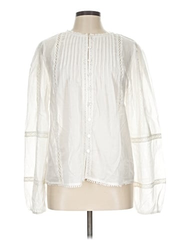 Abercrombie & Fitch Long Sleeve Blouse (view 1)