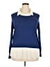 DKNYC Color Block Blue Pullover Sweater Size XXL - photo 1