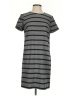 Ann Taylor Stripes Gray Casual Dress Size S - photo 1