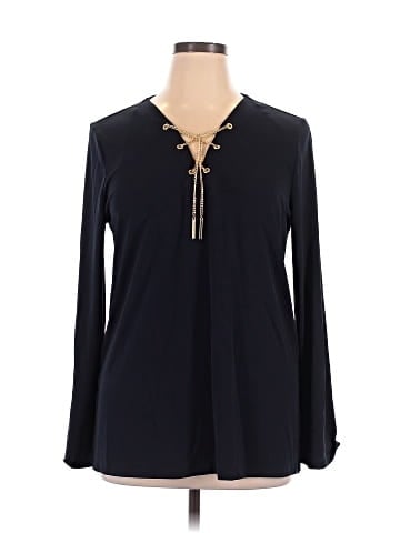 MICHAEL Michael Kors Long Sleeve Blouse (view 1)