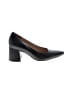 27 EDIT 100% Leather Black Heels Size 8 - photo 1