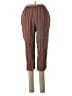 Sag Harbor Stripes Brown Linen Pants Size 10 (petite) - photo 2