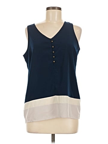 Olive and Oak Sleeveless Blouse (view 1)