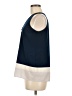 Olive and Oak 100% Polyester Blue Sleeveless Blouse Size M - photo 5
